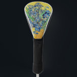 Irises  Vincent van Gogh  Golf Head Cover<br><div class="desc">Irises (1890) Vincent van Gogh. Lovely positive still life. Large yellow vase with a bouquet of blue irises on a yellow background. Reproduction of famous works of art  images in the public domain.</div>