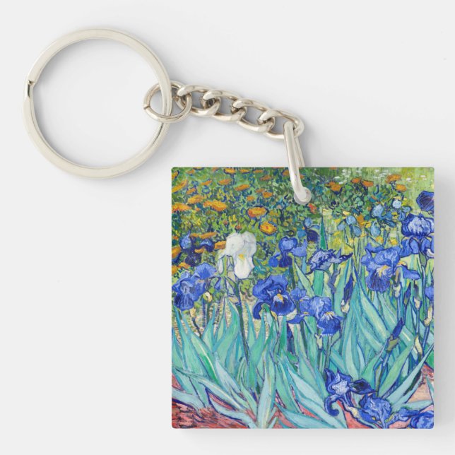 Irises  Vincent van Gogh     Keychain (Front)