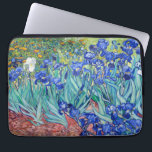 Irises  Vincent van Gogh    Laptop Sleeve<br><div class="desc">Irises (1889) Vincent van Gogh. Cute summer landscape. Blue irises bloom in a flowerbed in a green garden. Reproduction of famous works of art  images in the public domain.</div>