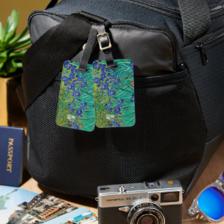 Irises - Vincent Van Gogh. Luggage Tag