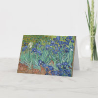 Irises, Vincent Van Gogh, Merci Cartes