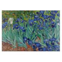 Irises Vincent van Gogh Painting Cutting Board