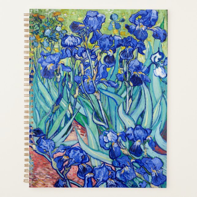 Irises Vincent van Gogh   Planner (Front)