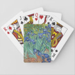 Irises | Vincent Van Gogh Playing Cards<br><div class="desc">Irises (1889) by Dutch post-impressionist artist Vincent Van Gogh. Original landscape painting is an oil on canvas showing a garden of blooming iris flowers. 

Use the design tools to add custom text or personalize the image.</div>