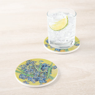 Irises Vincent van Gogh Poster Coaster