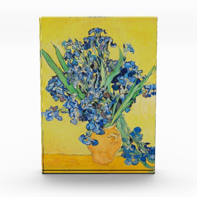 Irises  Vincent van Gogh Poster Photo Block (Front)