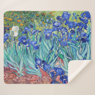 Irises  Vincent van Gogh  Sherpa Blanket