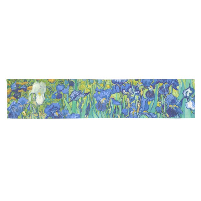 Irises, Vincent van Gogh Short Table Runner (Horizontal)