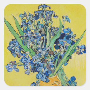Irises  Vincent van Gogh    Square Sticker