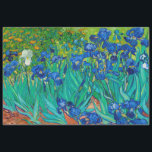 Irises, Vincent van Gogh Tissue Paper<br><div class="desc">Vincent Willem van Gogh (30 March 1853 – 29 July 1890) was a Dutch post-impressionist painter who is among the most famous and influential figures in the history of Western art. In just over a decade, he created about 2, 100 artworks, including around 860 oil paintings, most of which date...</div>