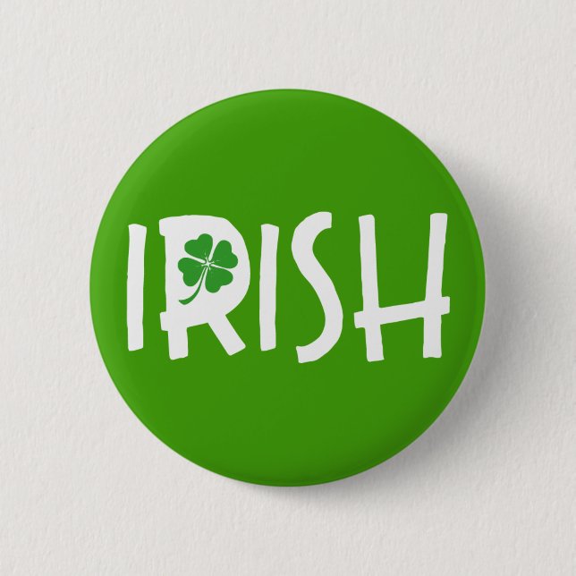 Irish. 2 Inch Round Button (Front)