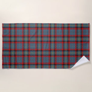 Irish Accents Clan MacNamara Tartan Beach Towel