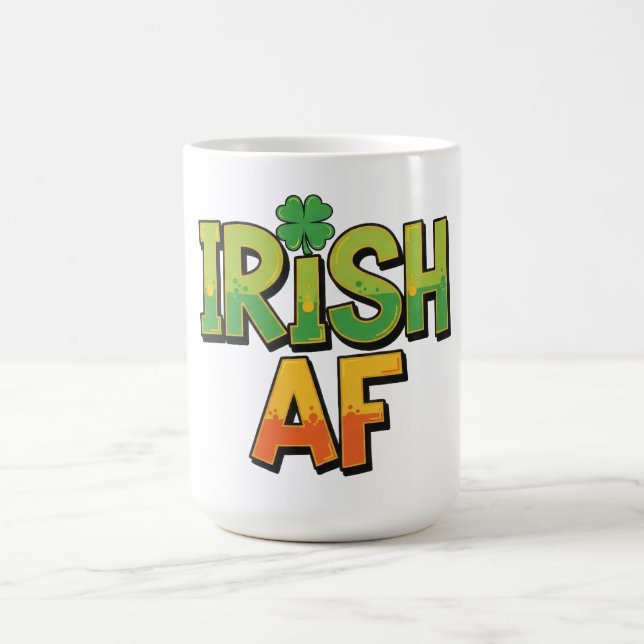 Irish AF St. Patrick's Day Coffee Mug (Center)