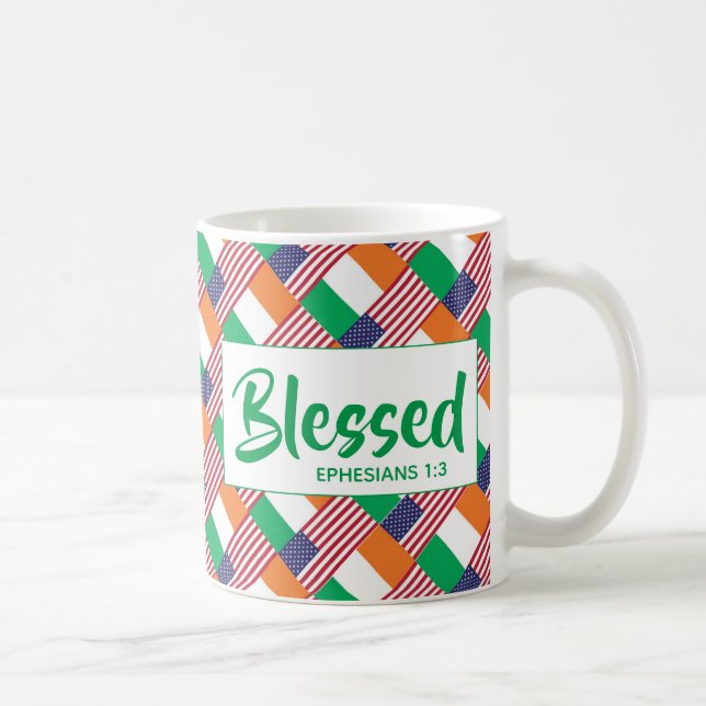 Irish-American BLESSED Coffee Mug (Right)