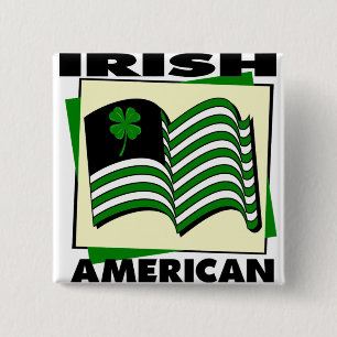 Irish American button