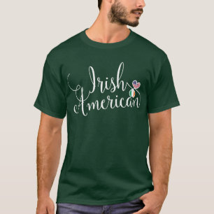 Irish American Entwinted Hearts T-Shirt