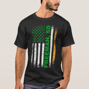 Irish American Flag FREEMAN, SD T-Shirt