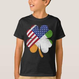 Irish American Flag Ireland Flag Boy T-Shirt