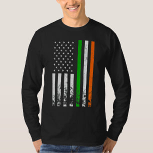 Irish American Flag Ireland Flag Men Women St Patr T-Shirt