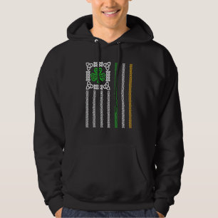Irish American Flag Ireland Flag St Patrick's Day Hoodie