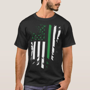 Irish American Flag St Patrick s Day T-Shirt
