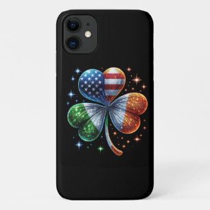 Irish American Flag ST PATRICKS DAY iPhone 11 Case