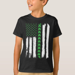 Irish American Flag St Patrick's Day T-Shirt