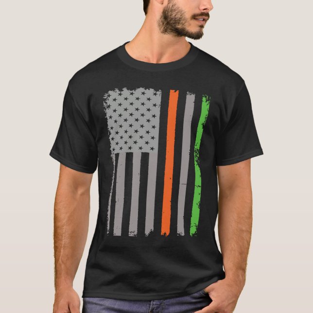 Irish American Flag T-Shirt (Front)