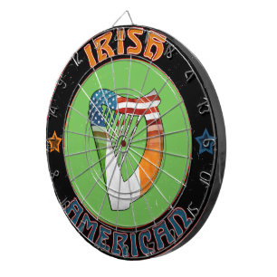 Irish American Harp Dart Board