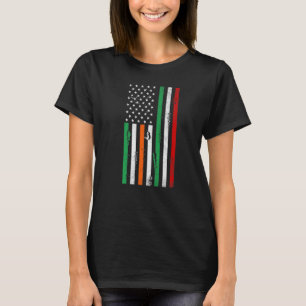 Irish American Italy flag Patrick's day cool Irela T-Shirt