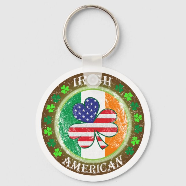 Irish American Keychain (Front)
