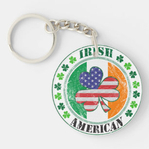 Irish American Keychain