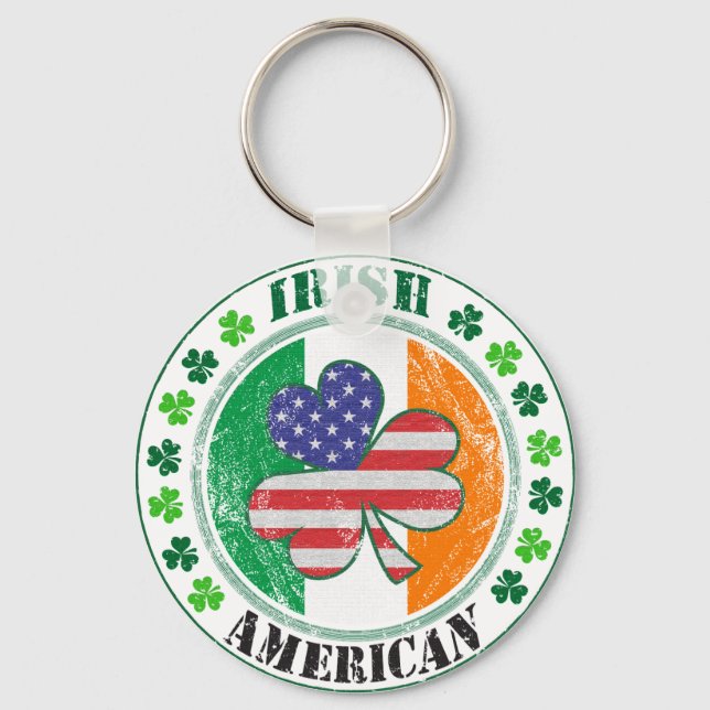 Irish American Keychain (Front)