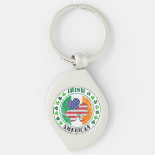 Irish American Keychain