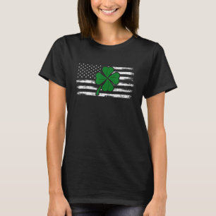 Irish American Shamrock Flag St Patricks Paddy Pat T-Shirt