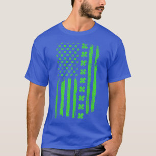 Irish American Shamrock Flag St Patricks Paddy Pat T-Shirt