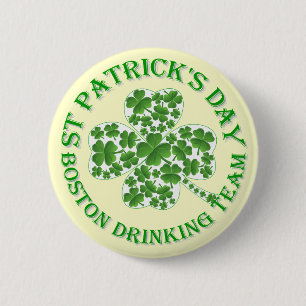 Irish American St Patrick's day 2 Inch Round Button