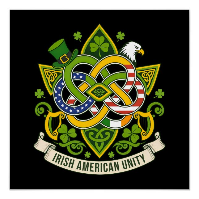 Irish American Unity Poster (Front)