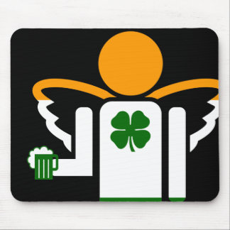 irish angel. mouse pad