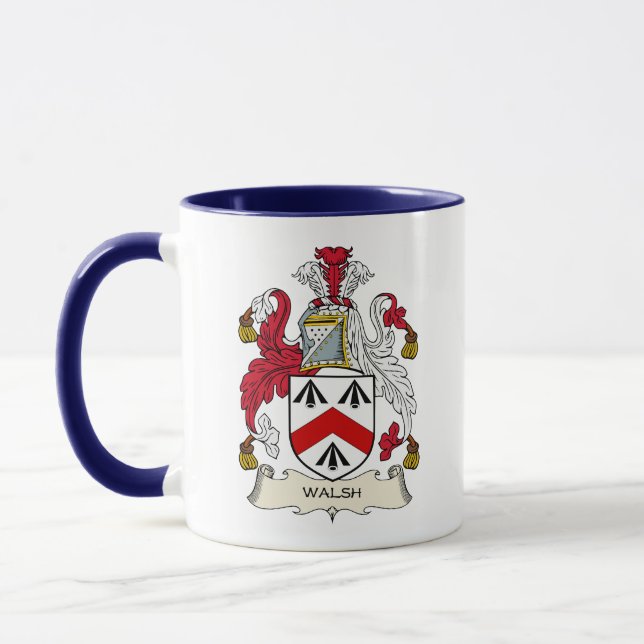 Irish Arms - Walsh Mug (Left)