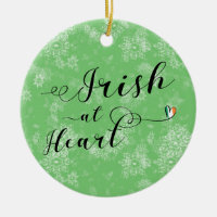 Irish at Heart, Christmas Tree Ornament, Ireland