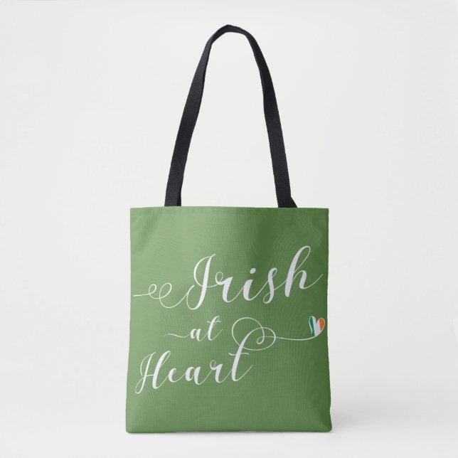 Irish At Heart Grocery Bag (Front)