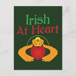 Irish At Heart Postcard