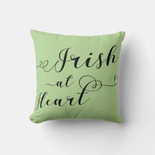 Irish At Heart Throw Cushion
