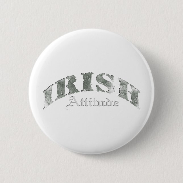 Irish Attitude Distress 2 Inch Round Button (Front)