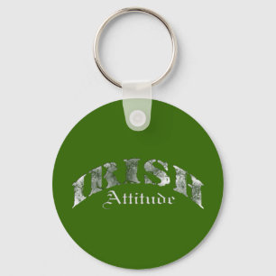 Irish Attitude Distress Keychain