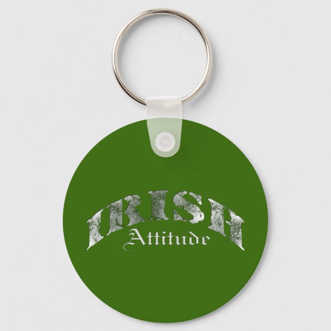 Irish Attitude Distress Keychain (Front)