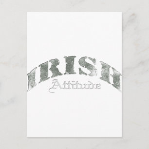 Irish Attitude Distress Postcard