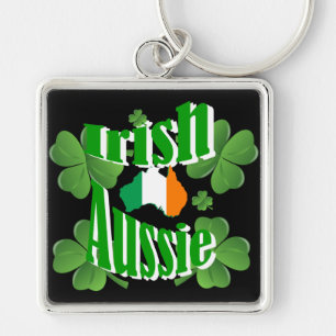 Irish aussie keychain