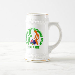 Irish Australian girls St Patrick's day Beer Stein